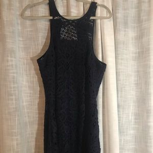 Lilly Pulitzer navy lace dress